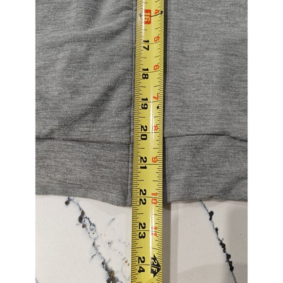 Vintage Y2K Nike Swoosh Zip Up Hoodie Gray Sweatshirt Orange Tag Women Large - Picture 12 of 15